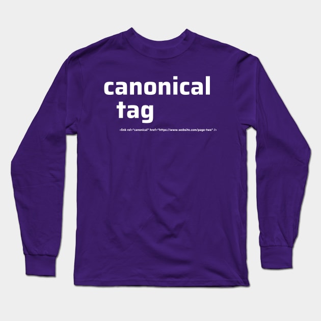 Canonical Tag Long Sleeve T-Shirt by CyberChobi